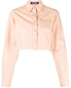 Raf Simons クロップド ジャケット - ピンク