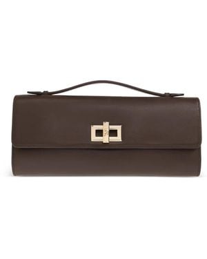 Furla Clara Clutch Bag - Brown