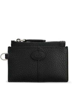 Tod's ロゴ レザー 財布 - ブラック