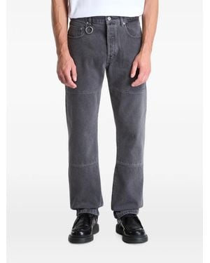 Etudes Studio Corner Panelled Metal-Ring Jeans - Blue
