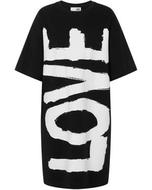moschino shirt dress sale Moschino Duck-print mini dress