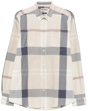 Barbour Tartan-Pocket Shirt - White