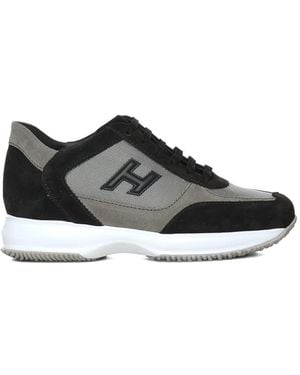 Hogan Sneakers Mit Logo-Detail - Schwarz