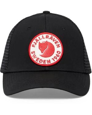 Fjallraven 1960 Logo Långtradarkeps Cap - Black