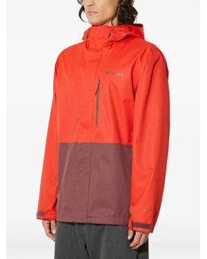 Columbia Hikebound Ii Hooded Two-Tone Jacket - Red