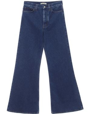 パンツ Duran Lantik High-Waisted White Cotton Trousers With Draped Duran Lantik High-Waisted White Cotton Trousers With Draped