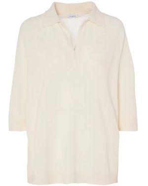 Malo Blouse À Col Pointu - Blanc