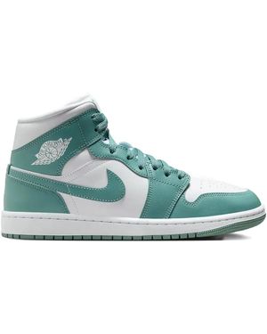 Nike Air 1 Mid White/Cannon Sneakers - Grün
