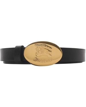 Burberry Riem Met Print - Zwart