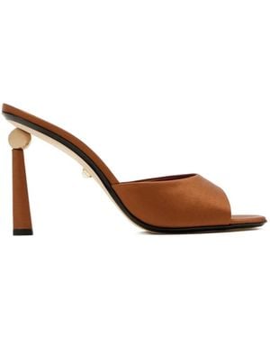 ALEVI 95Mm Liza Heeled Sandals - Brown