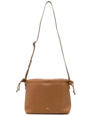 A.P.C. Ninon Drawstring Shoulder Bag - Natural