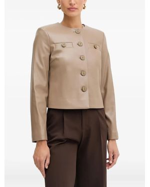 Guess Buttoned Jacket - Natural