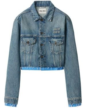 Miu Miu Outwear Jacket - Blue