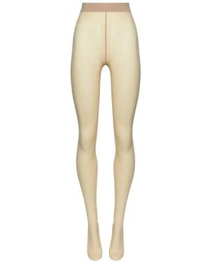 Wolford Doorzichtige Matte Panty - Naturel