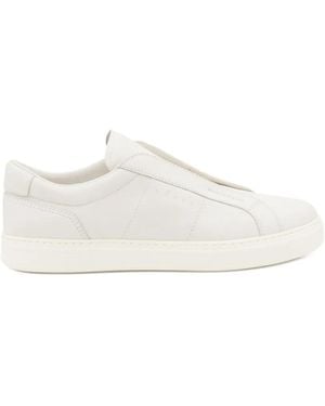 Hogan Leather Slip-On Trainers - White