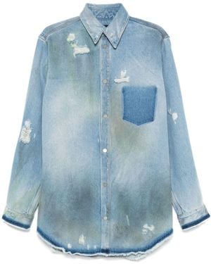 Egonlab Distressed Shirt - Blue