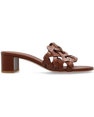 Gianvito Rossi Sandali Amalfi 55Mm - Marrone