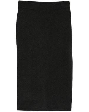 Marc O' Polo Knitted Midi Skirt - Black