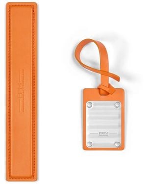 Fpm Milano Etiqueta De Dirección Con Logo - Naranja