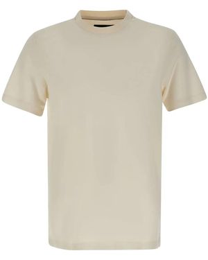 BOSS Ribbed Crew-neck T-shirt - White
