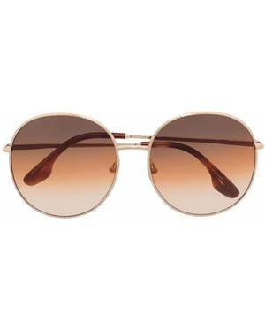 Victoria Beckham ラウンドフレーム サングラス - メタリック