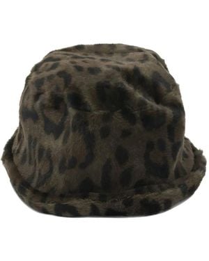 FURLING BY GIANI Chapeau Asia À Imprimé Léopard - Black