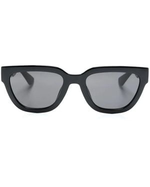 Gucci Interlocking G Logo Sunglasses in Black | Lyst UK
