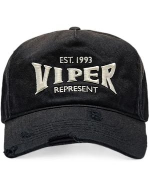 Represent X Viper Room X 47 Distressed-Effect Baseball Cap - Black