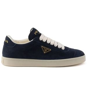 Prada スエード スニーカー - ブルー