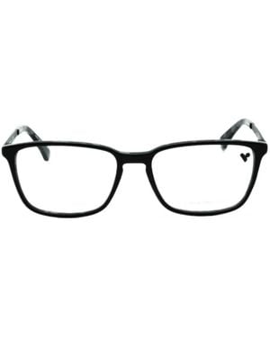 Calvin Klein Rectangle-Frame Glasses - Black