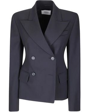 Sportmax Double-Breasted Blazer - Blue