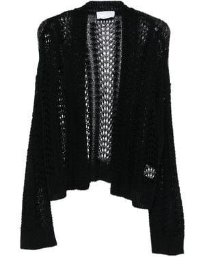 Daniele Fiesoli Open-Knit Cardigan - Black