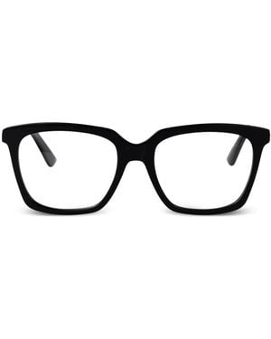 McQueen Gafas Con Montura Cuadrada - Negro