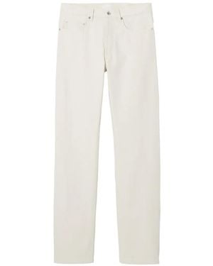 A.P.C. Five-Pocket Straight Pants - White