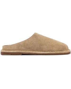 Buttero Slipper aus Wildleder - Braun