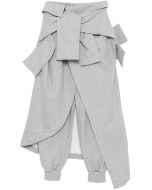 A.W.A.K.E. MODE Tie Waist Trousers - Grey