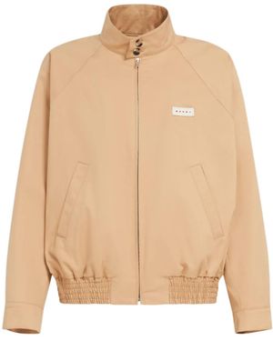 Marni Oversized Bomber - Natural