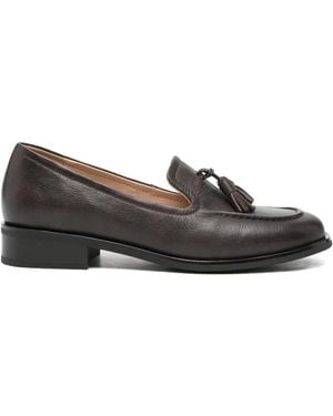 SERGIO MORETTI FIRENZE Tassel-Detail Loafers - Grey