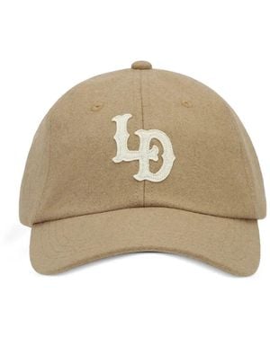 Les Deux Baseballkappe Mit Logo-Patch - Natur
