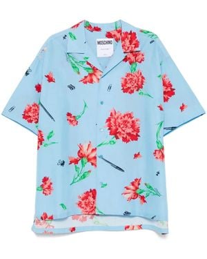 Moschino Floral-Print Shirt - White