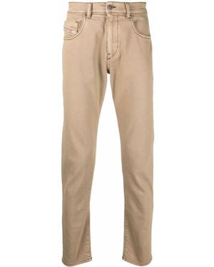 DIESEL Slim-Cut Chino Trousers - Natural