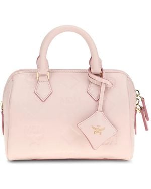 MCM Petit Sac À Main Ella Boston - Pink