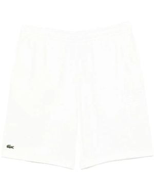 Lacoste Logo Shorts - White