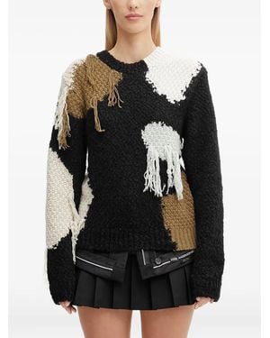 ANDERSSON BELL Trui Met Patchwork - Zwart
