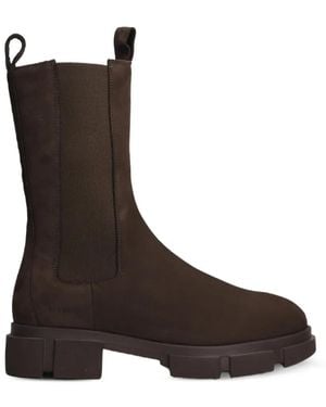 COPENHAGEN Chunky-Sole Boots - Brown