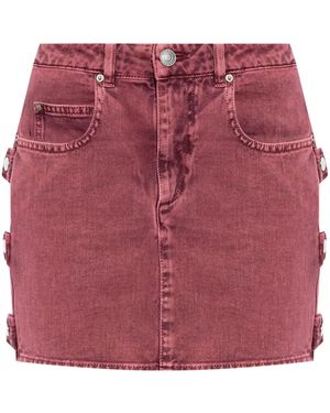 Isabel Marant Stessy デニムスカート - レッド