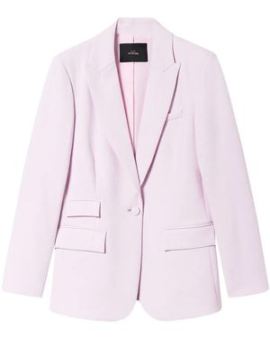 Twinset Cady-Texture Blazer - Pink