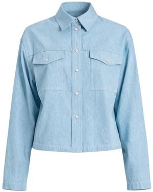 Twinset Chest-Pocket Shirt - Blue