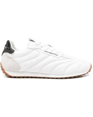 KARL LAGERFELD Astra Quilted Sneakers - White