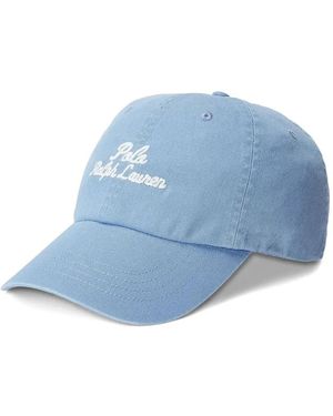 Polo Ralph Lauren Logo-Embroidered Baseball Cap - Blue